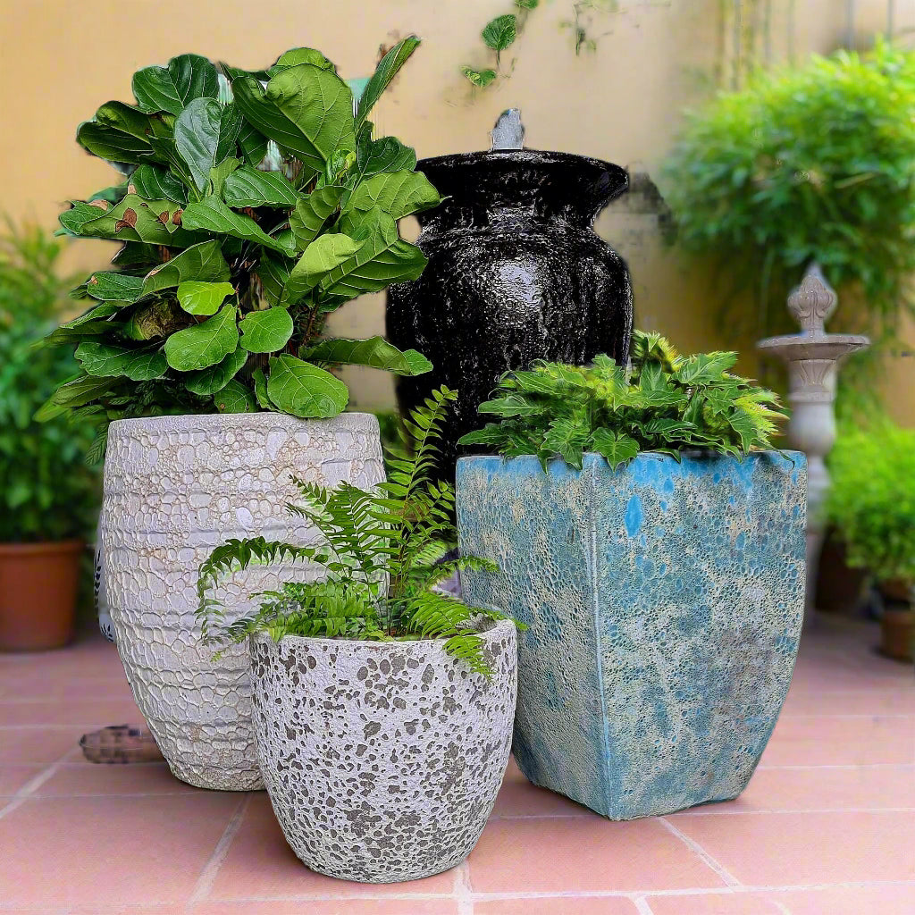 Bubble Glaze Pots