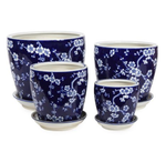 Round blossom Planter w/scr