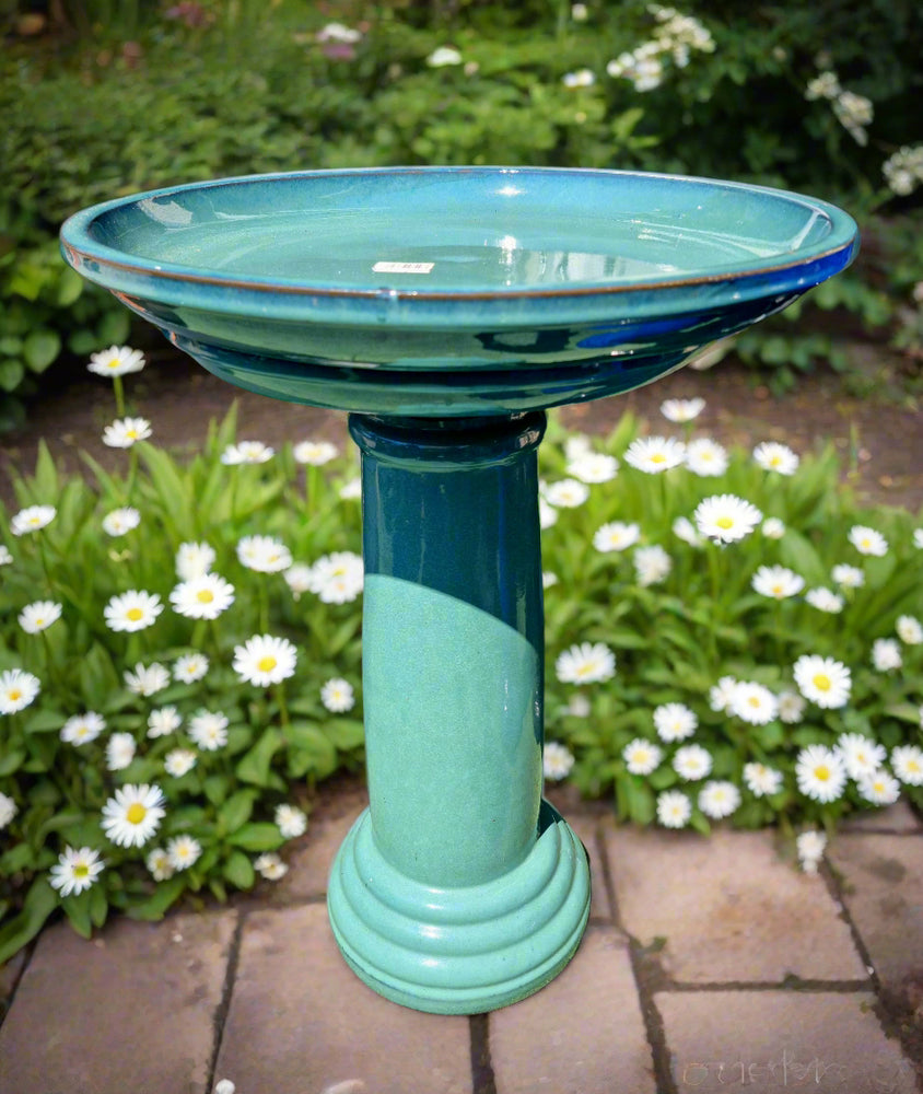Birdbath Jumbo glazed