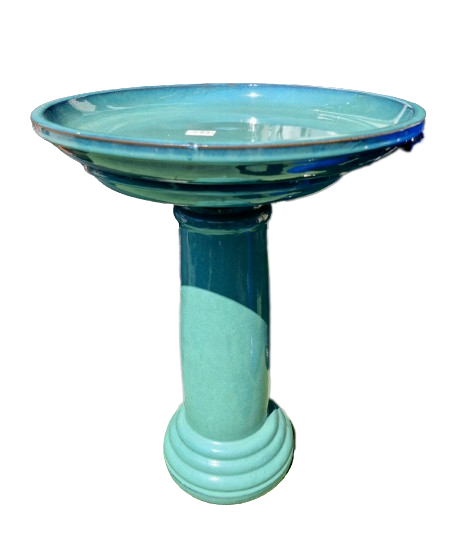 Birdbath Jumbo glazed