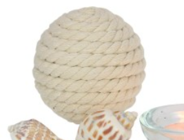 8CM DECOR ROPE BALL 2 ASSTD