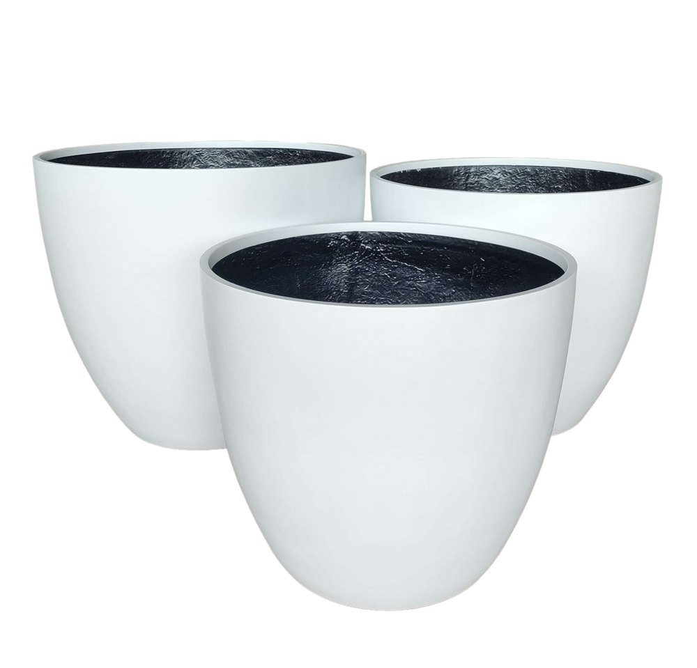 Egg Jumbo Fibreglass Pot Premium