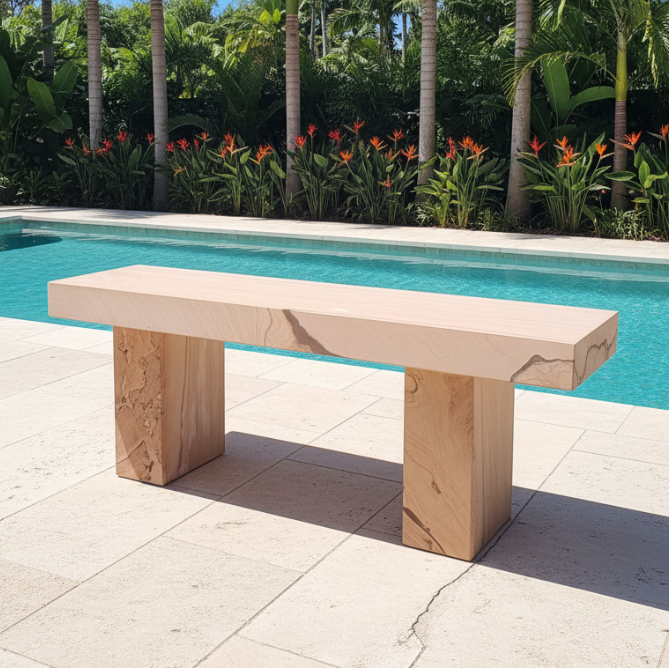 Sandstone Bench Seat – Linda's Place Bundall