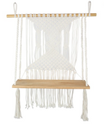 60x78cm Macrame Hanging Decor Shelf