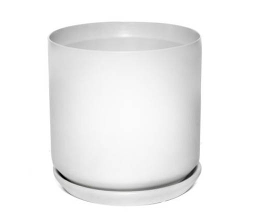 Cylinder Pot with Saucer