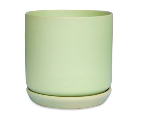 Cylinder Pot with Saucer