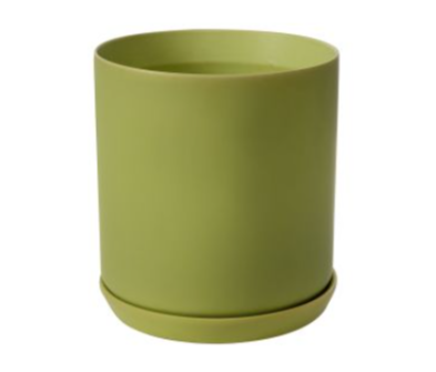 Cylinder Pot with Saucer