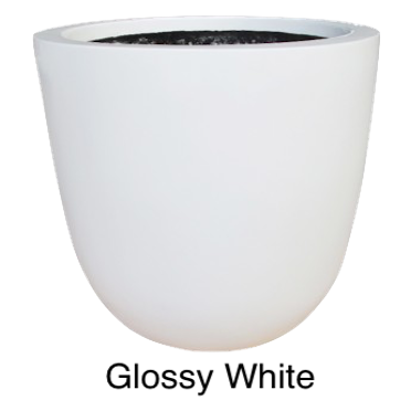 Egg Fibreglass Pot Premium